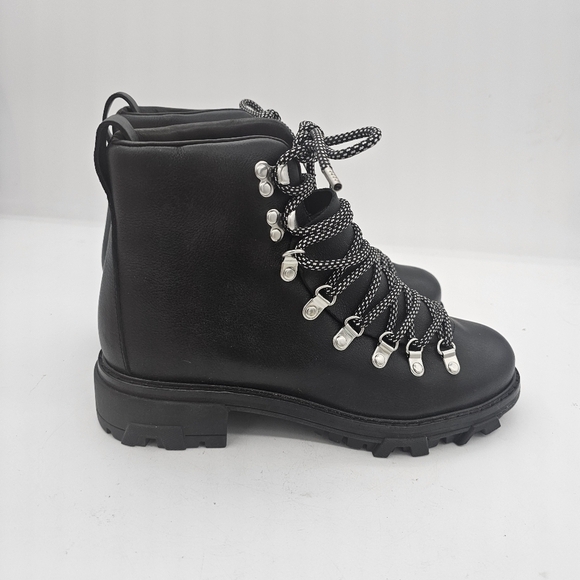 Rag & Bone Shiloh Biker Leather Boots Black Size 40 EU - Picture 5 of 12